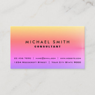 Cartões de visitas de consultoria empresarial clás