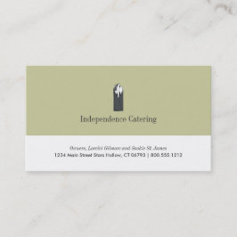 Cartões de visitas de cozinha