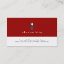 Cartões de visitas de cozinha