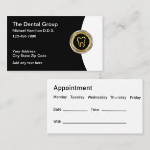 Cartões de visitas de Dentista de Compromisso Cl