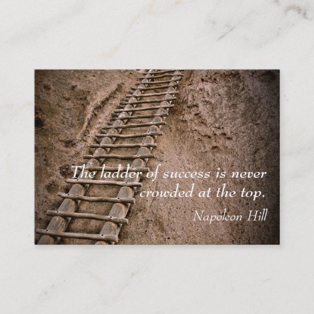 Cartões de visitas de determinação da escada de su (Frente)