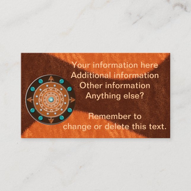 Cartões de visitas de direção (Frente)