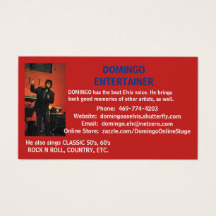 CARTÕES DE VISITAS DE DOMINGO