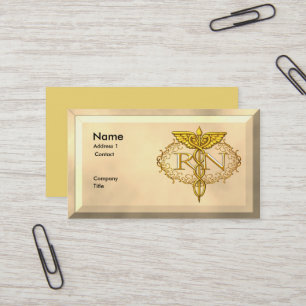 Cartões de visitas de Enfermeiro RN personalizados