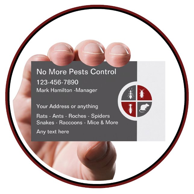 Cartões de visitas de Exterminação Moderna do Cont (Criador carregado)