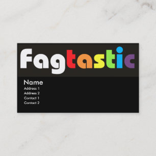 Cartões de visitas de Fagtastic