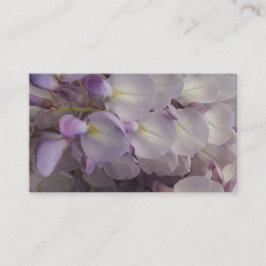 Cartões de visitas de flores roxas