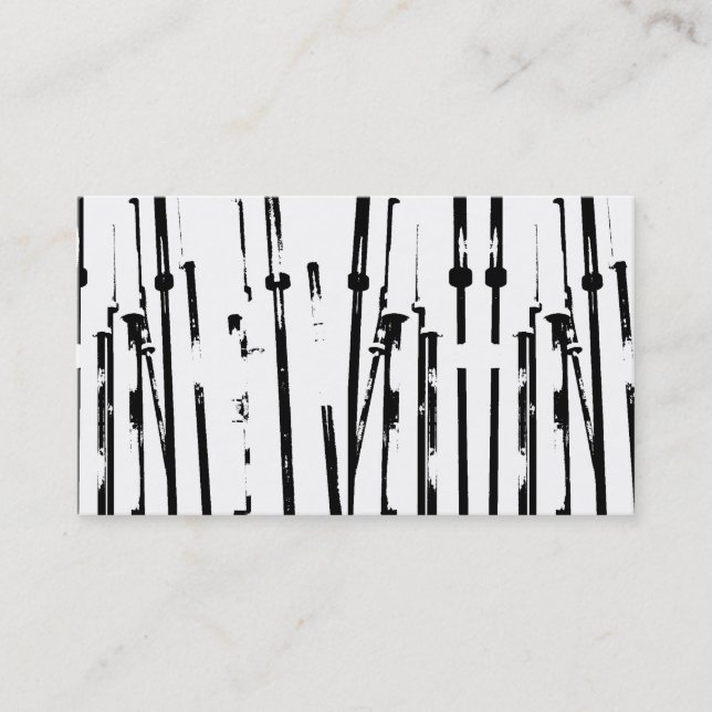 Cartões de visitas de Forrest do Barbell (Frente)