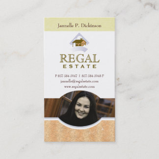 Cartões de visitas de Foto de Regal Estate