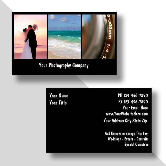 Cartões de visitas de Fotógrafo_Novo (Criador carregado)