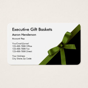 Cartões de visitas de Gift Basket Executivo do Ar