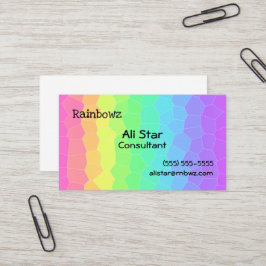 Cartões de visitas de Gradação Geométrica do Arco-