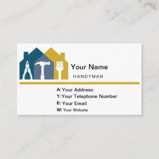 Cartões de visitas de Handyman