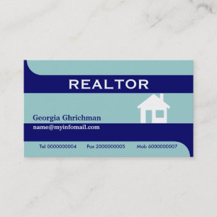 Cartões de visitas de imóveis/corretores de imóvei