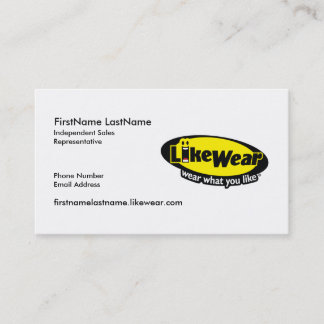 Cartões de visitas de LikeWear