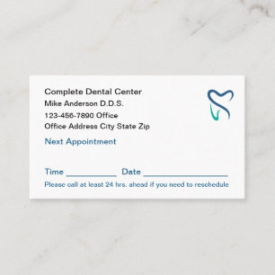 Cartões de visitas de logotipo do Lembrete de Comp