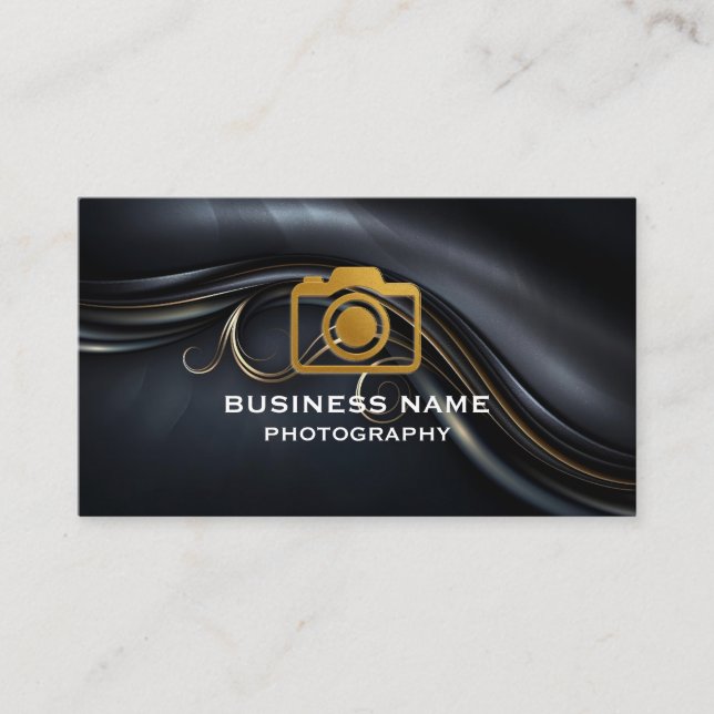 Cartões de visitas de luxo minimalistas (Frente)