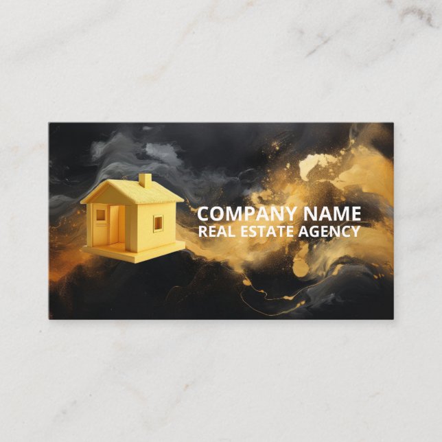 Cartões de visitas de luxo minimalistas (Frente)