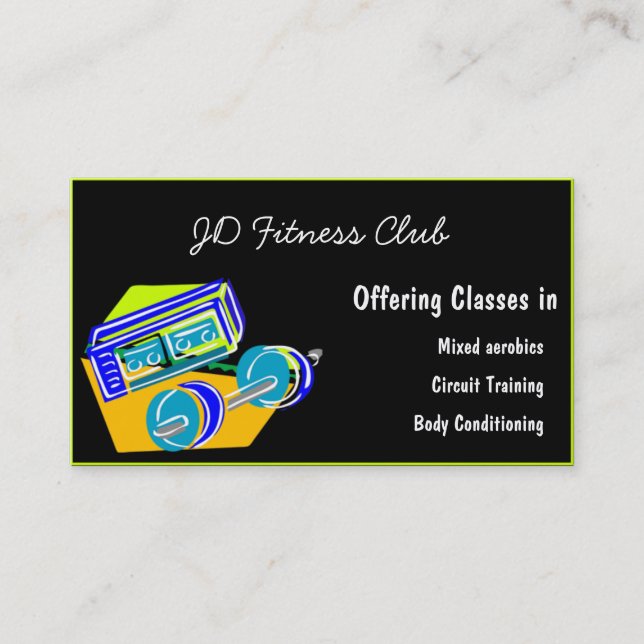 Cartões de visitas de malhação (Frente)