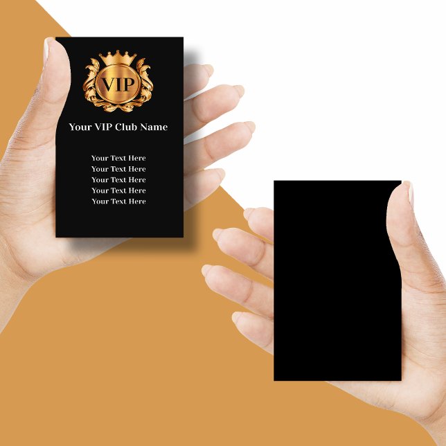 Cartões de visitas de Membros do Classy VIP Club (VIP Business Cards )