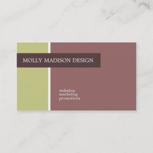 Cartões de visitas de Molly Madison