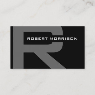 Cartões de visitas de Monogramas Modernos