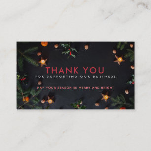 Cartões de visitas de Natal