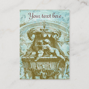 Cartões de visitas de negócios do padrão Cherub