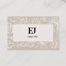 Cartões de visitas de padrões simples