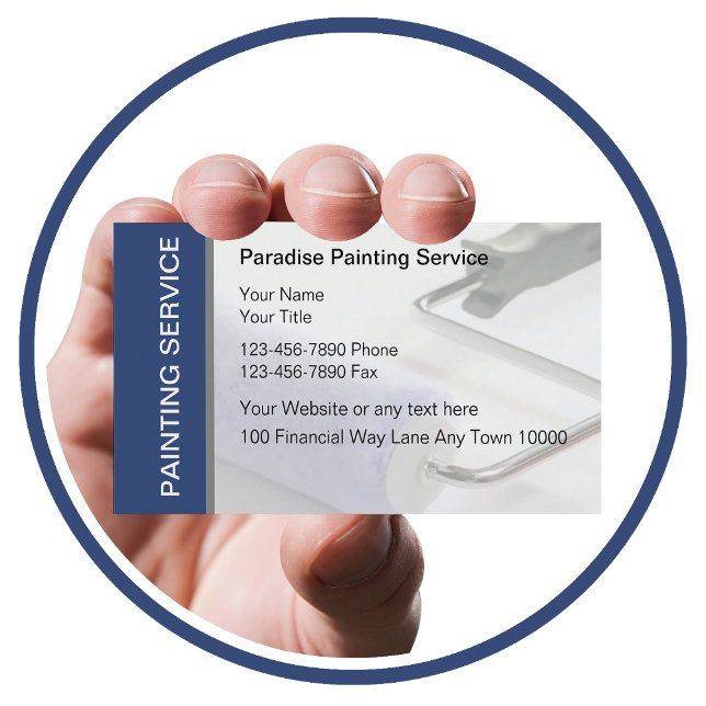 Cartões de visitas de pintura (Criador carregado)