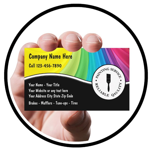 Cartões de visitas de pintura (Criador carregado)