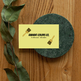 Cartões de visitas de pintura