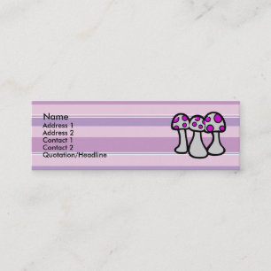 Cartões de visitas de Poison Mushroom