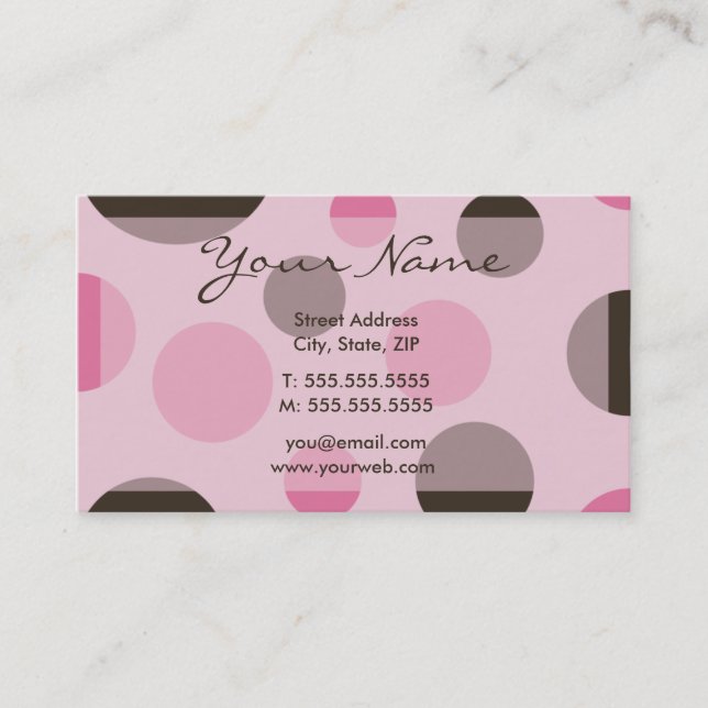 Cartões de visitas de pontos retrorreflectores (ro (Frente)