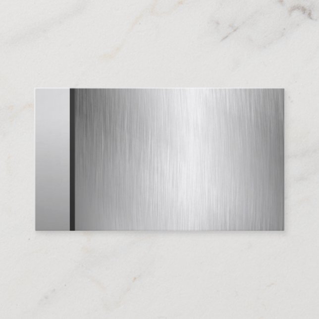 Cartões de visitas de prata profissionais (Frente)