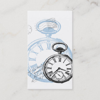Cartões de visitas de Relógio do Pocketwatch