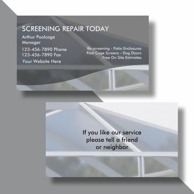 Cartões de visitas de rescreção do paciente (Criador carregado)