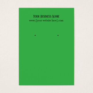 Cartões de visitas de ressonância verde