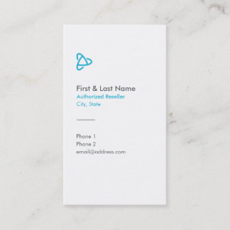 Cartões de visitas de revendedores