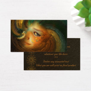 Cartões de visitas de Samhain