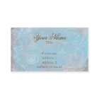 Cartões de visitas de Script e Toile Azul Francês 