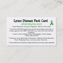 Cartões de visitas de Sensibilização para a Doença