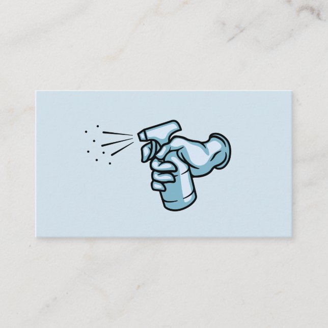 Cartões de visitas de Serviços de Limpeza (Frente)