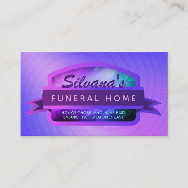 Cartões de visitas de Slogans Funerais (Frente)