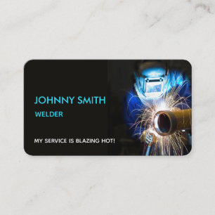 Cartões de visitas de Slogans Solder