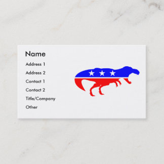 Cartões de visitas de T-Rex