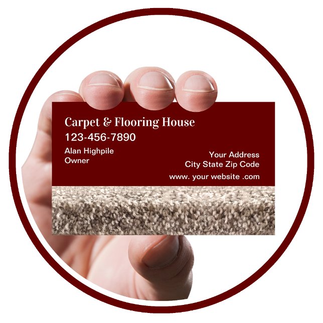 Cartões de visitas De Tapetes E De Pavimentos (Carpet Floor Cleaning)