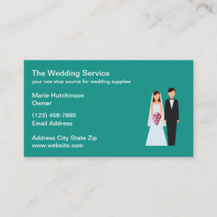 Cartões de visitas de Tema de Casamento Design Mod
