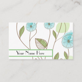 Cartões de visitas de tendências