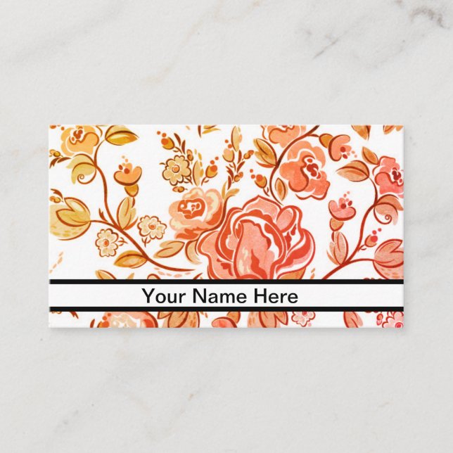 Cartões de visitas de tendências (Frente)